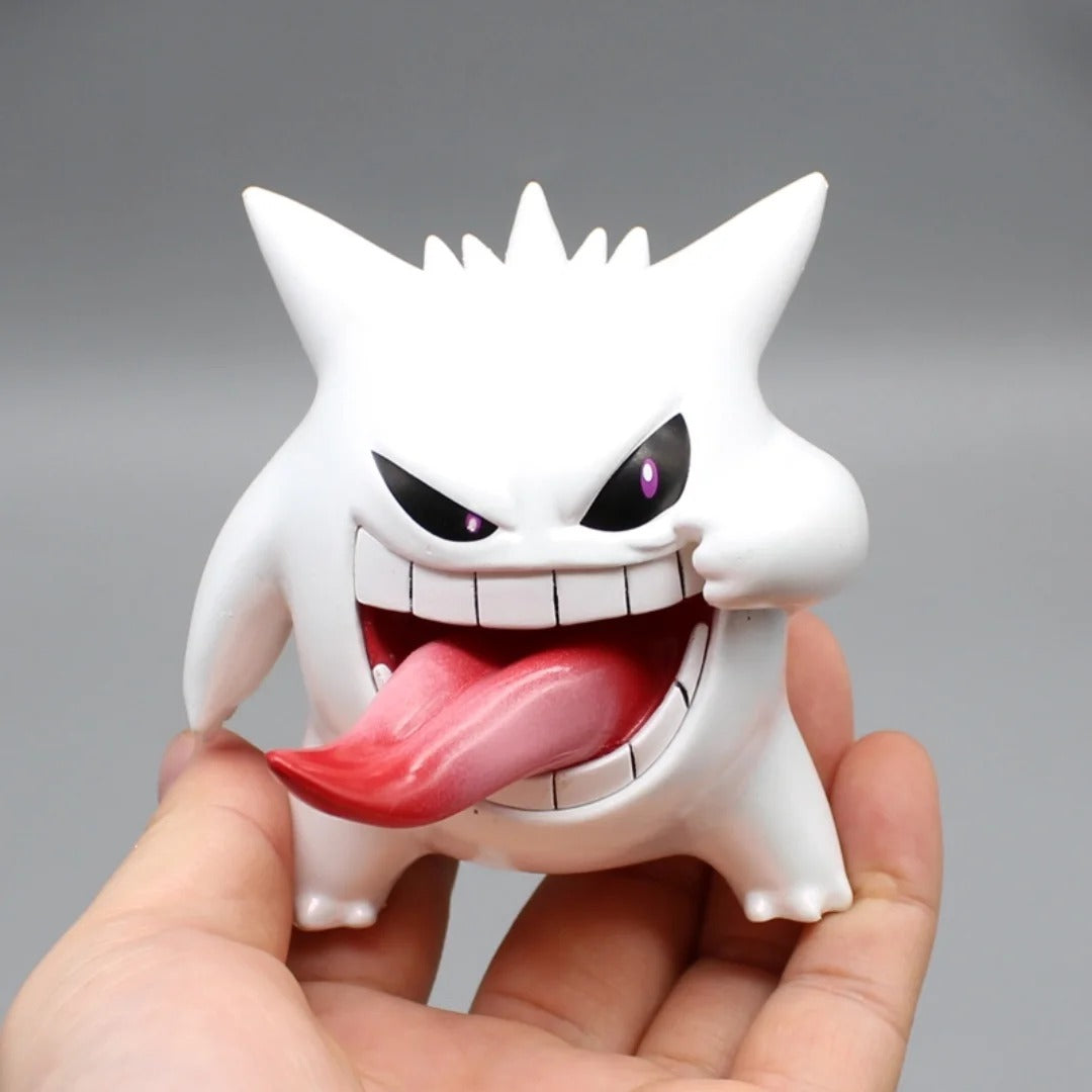 9cm Pokemon Anime Figures Gk Gengar Action Figure Transparent Gengar Cute Figurine PVC Model Doll Room Decoration Toy Boy Gifts