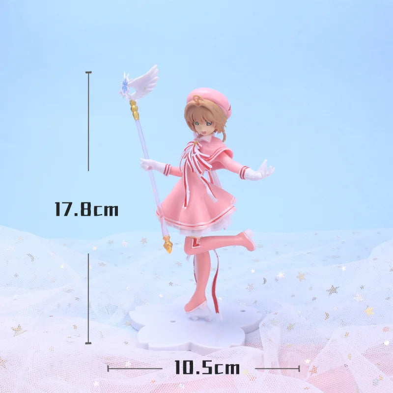 Hatsune Miku Anime Doll Pink Sakura Hatsune PVC Action Doll Sonoko Holding Rabbit Dome Girl Beautiful Girl Model Collection Toy