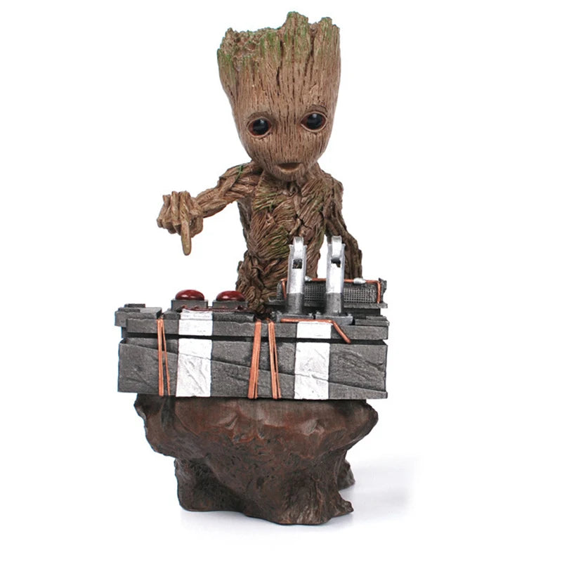 Marvel Guardians of The Galaxy Groot Statue Model Avengers Cute Baby Tree Man Pvc Anime Action Figure Toys Collection Gift
