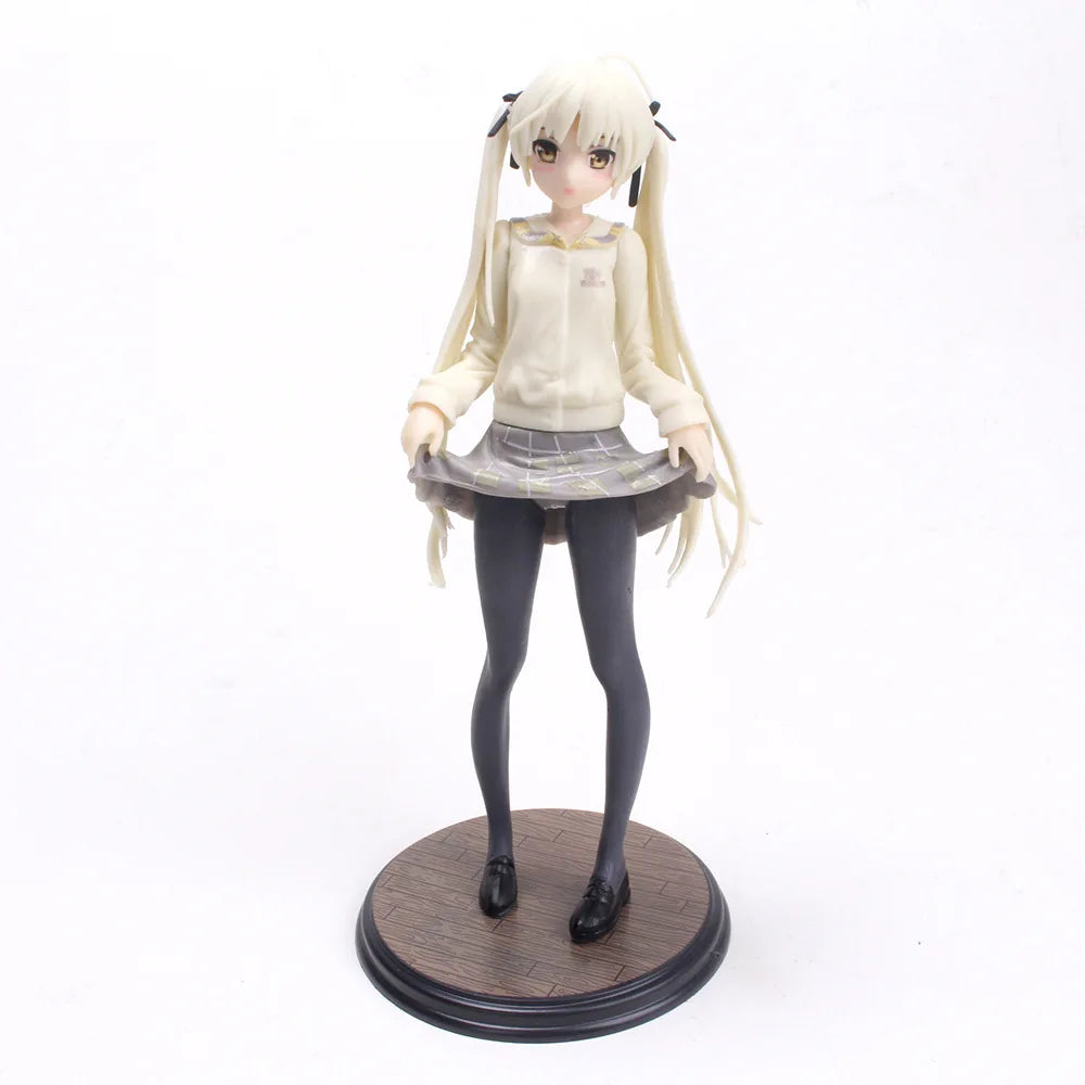Hatsune Miku Anime Doll Pink Sakura Hatsune PVC Action Doll Sonoko Holding Rabbit Dome Girl Beautiful Girl Model Collection Toy