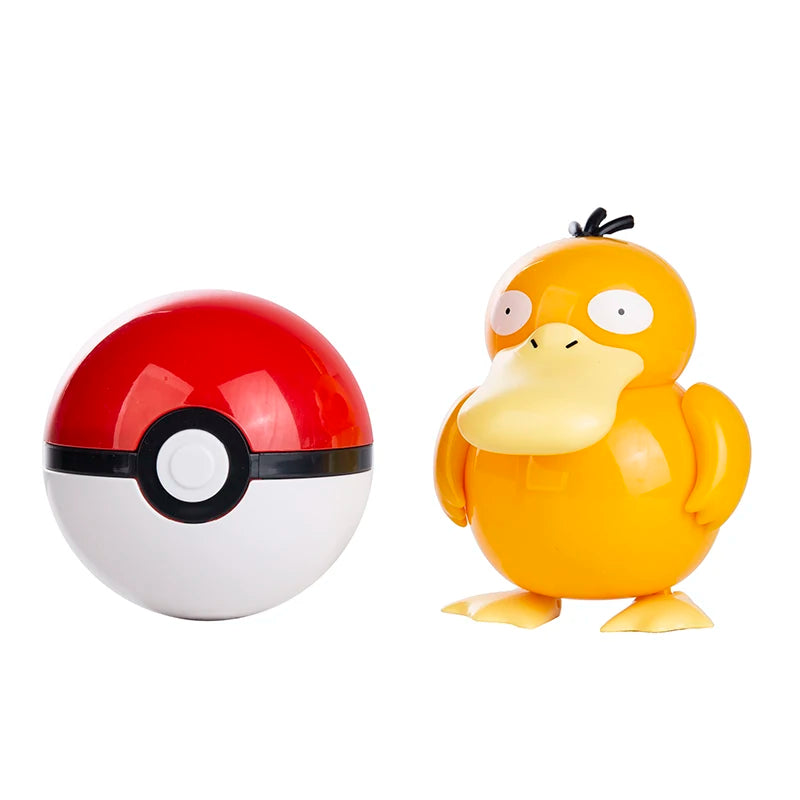 Pokemon Figures Box Pikachu Charizard Greninja Pocket Monster Pokeball Action Deformation Model Toys Gift