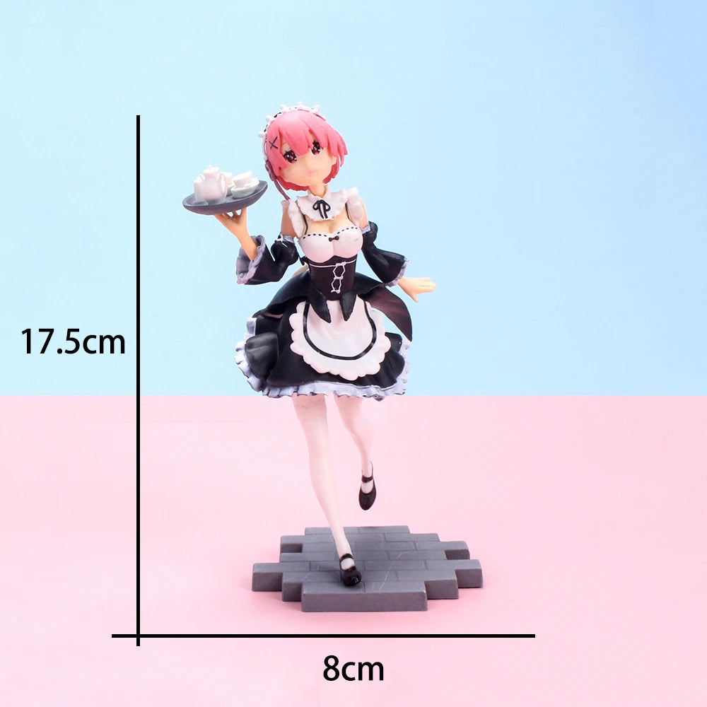 Hatsune Miku Anime Doll Pink Sakura Hatsune PVC Action Doll Sonoko Holding Rabbit Dome Girl Beautiful Girl Model Collection Toy