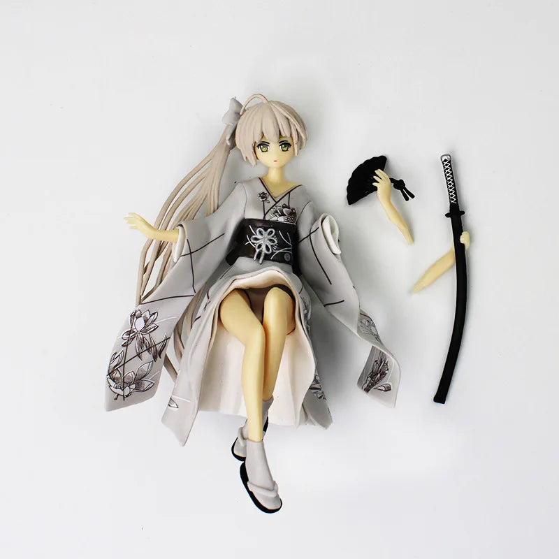 Hatsune Miku Anime Doll Pink Sakura Hatsune PVC Action Doll Sonoko Holding Rabbit Dome Girl Beautiful Girl Model Collection Toy