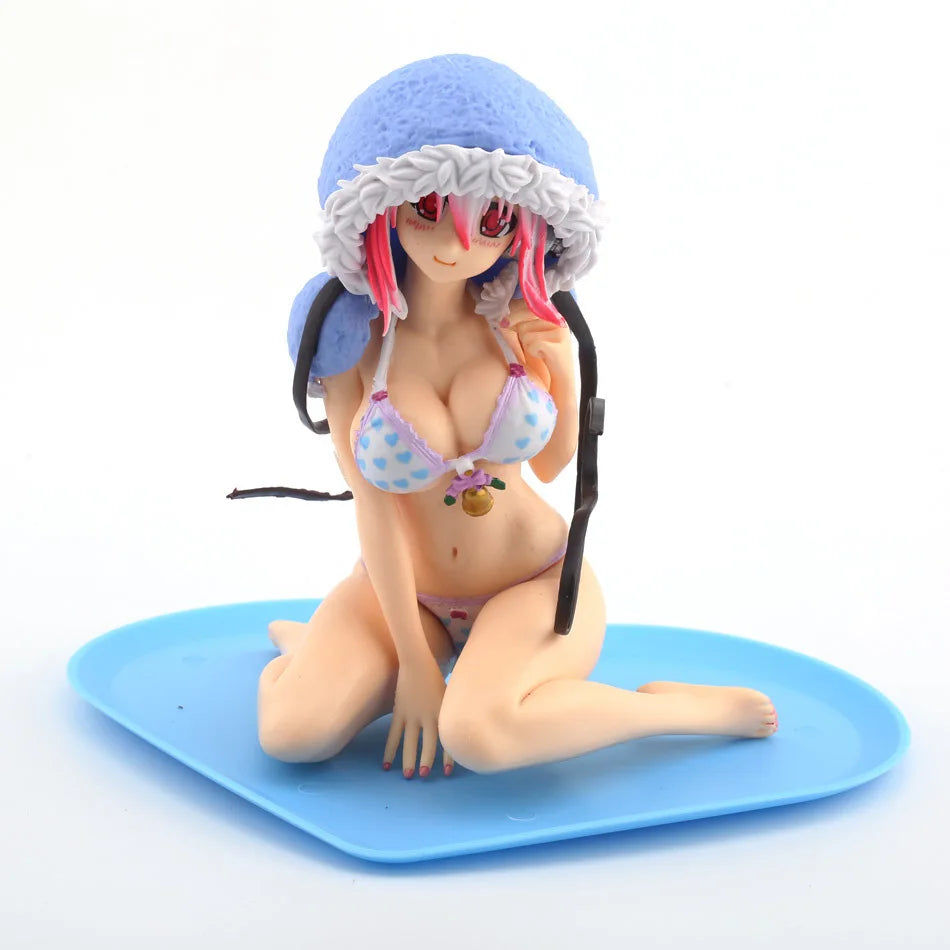 Hatsune Miku Anime Doll Pink Sakura Hatsune PVC Action Doll Sonoko Holding Rabbit Dome Girl Beautiful Girl Model Collection Toy