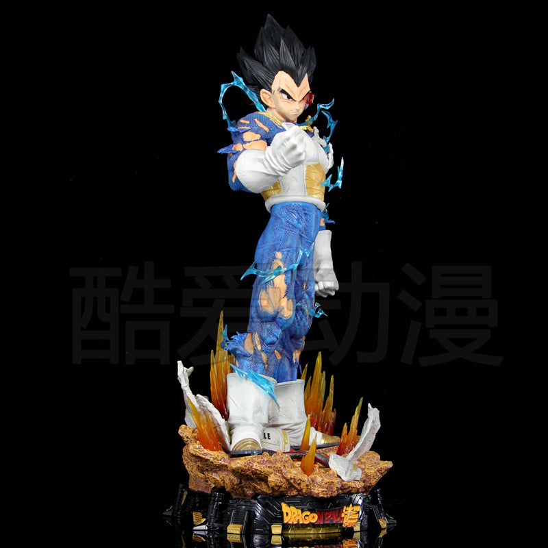 Dragon Ball Vegeta Figure 3 Heads 23cm Pvc Model Action Figures Gk Statue Collection Room Decoration Model Kids Birthday Gifts