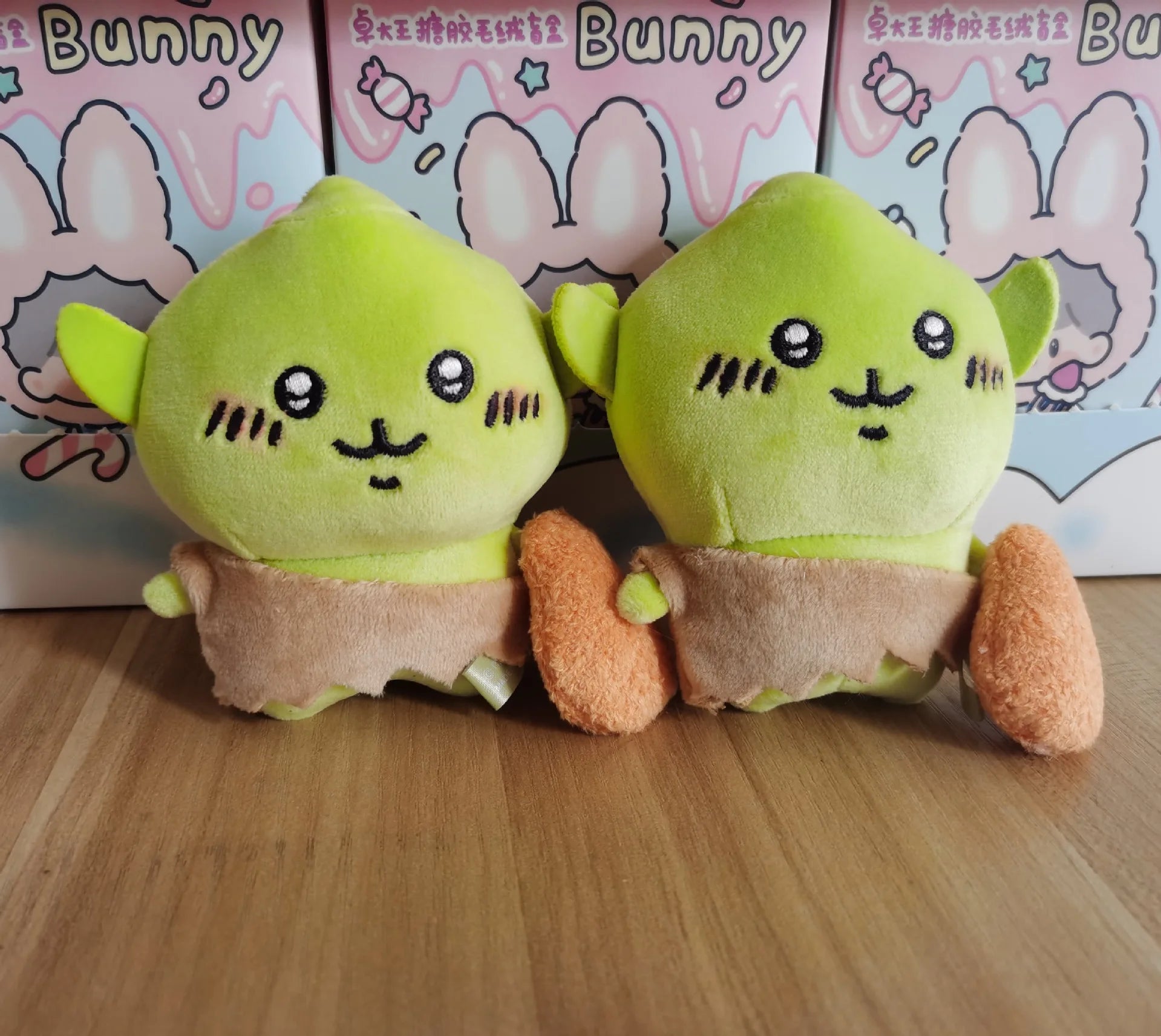 Chiikawa Cartoon Green Crying Chiji Goblin Usagi Chicken Legs Plush Pendant Keychain Hanging Decoration Friend/child Gift