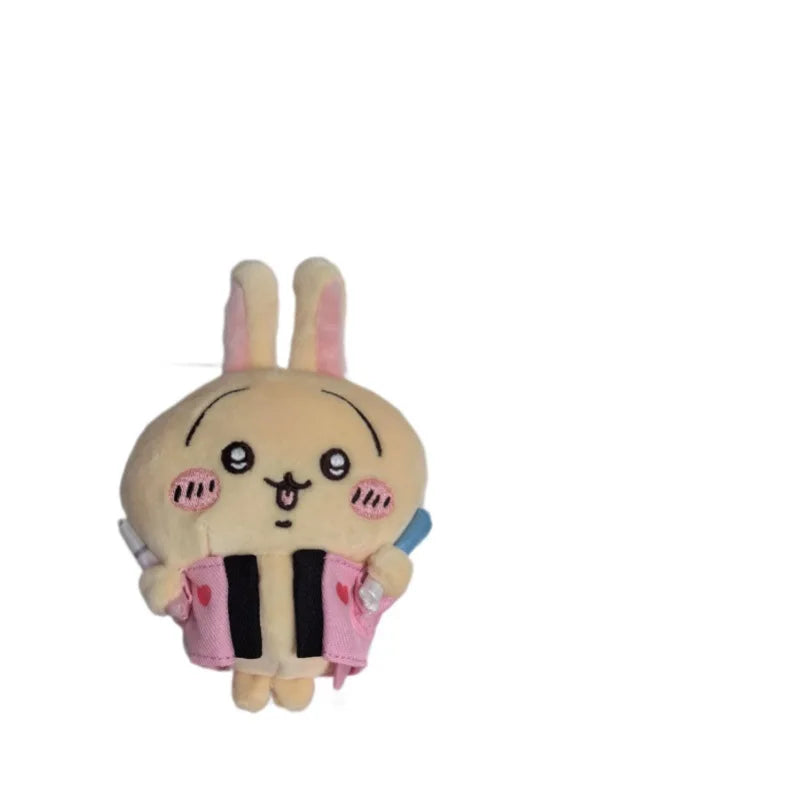 Chiikawa Plush Doll Big Eyes Peripheral Support Rabbit Usachi Usagi Concert Cute Doll Bag Pendant Back Packaging Decoration