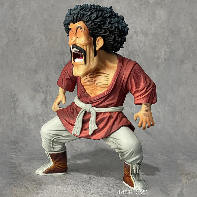 Dragon Ball Z Figure Mr. Satan Hercule 2 Heads 18cm Anime Action Figures Pvc Figurine Collection Model Doll Toys Children Gifts Anime Collectible Model