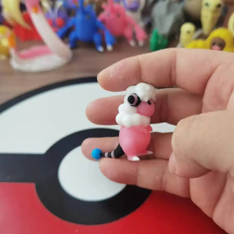 Anime Mareep Flaaffy Ampharos Figure Proportion World Diy 3D Printing Cute Cartoon Character Desktop Model Children Gift