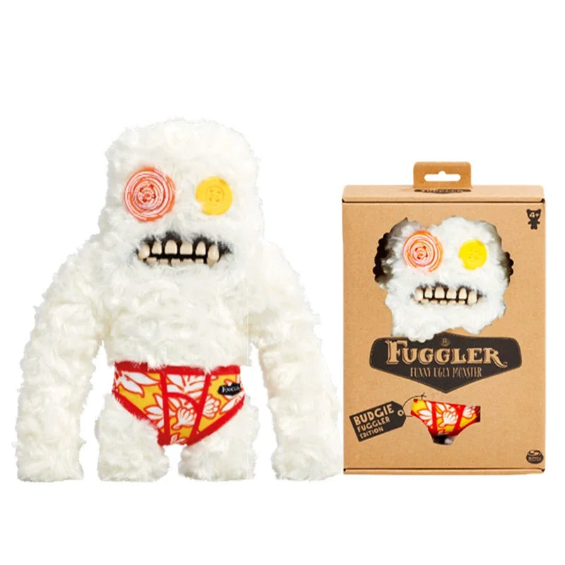 Fuggler Big Teeth Monster Pendant Keya Funny Ugly Big Tooth Monster Toy Bag Plush Keychain Pendant Doll Holiday Gifts