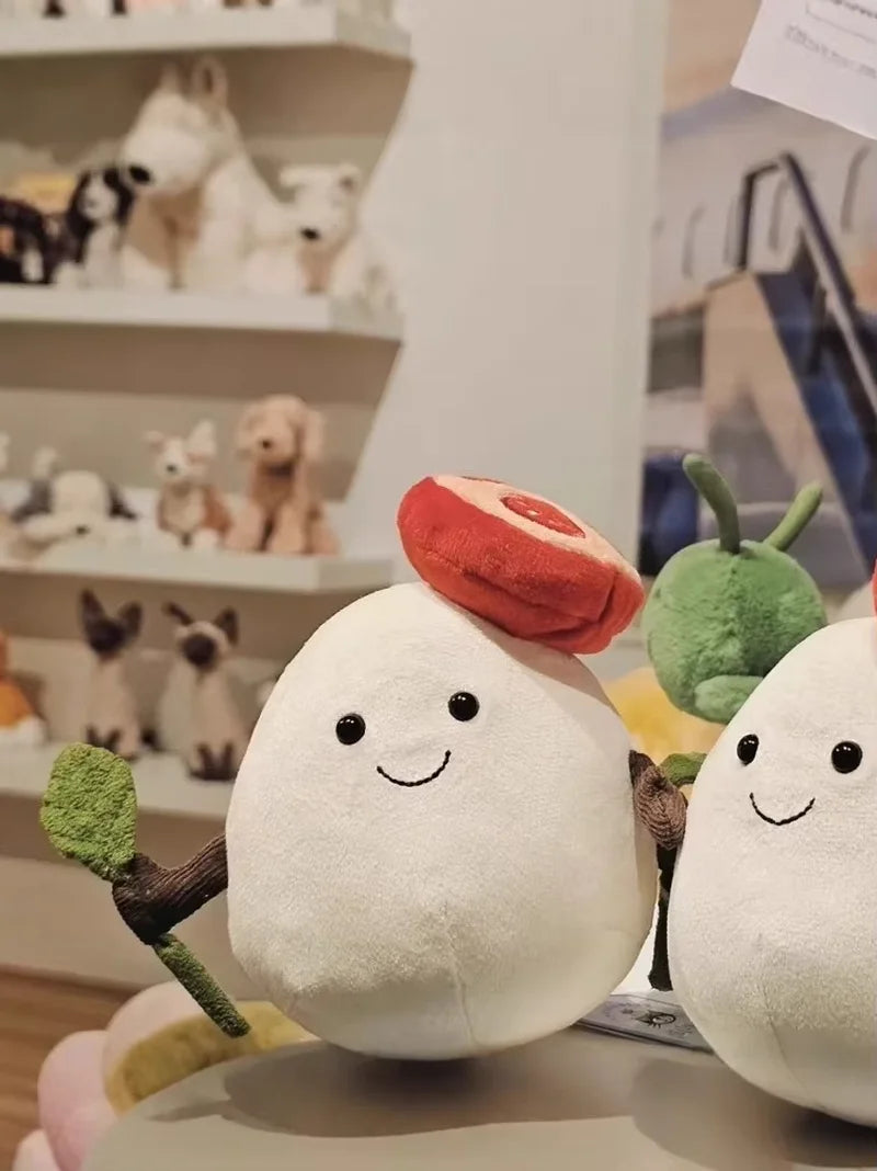 2025 Jellycat Orange Cheese Plush Toy Kawaii Room Decor Interactive Doll For Children Birthday Gift Stuffed Animal Collectible
