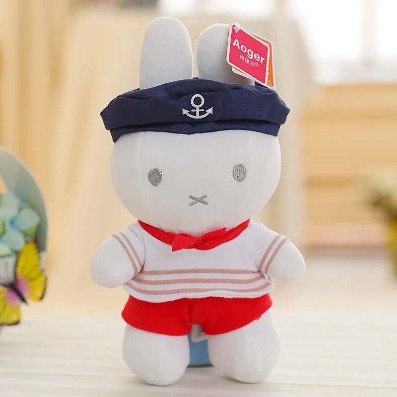 Anime Cartoon Miffy Rabbit Plush Toys Doll Grasping Machine Doll Girls Gift Accompany Comfort Lovely Ornaments Kawaii Super Soft