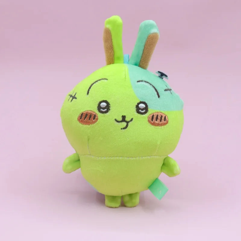 Kawaii Anime Chiikawa Keychain Japanese Cartoon Joke Bear Cross Dressing Halloween Hachiware Usagi Cute Bag Plush Doll Pendant