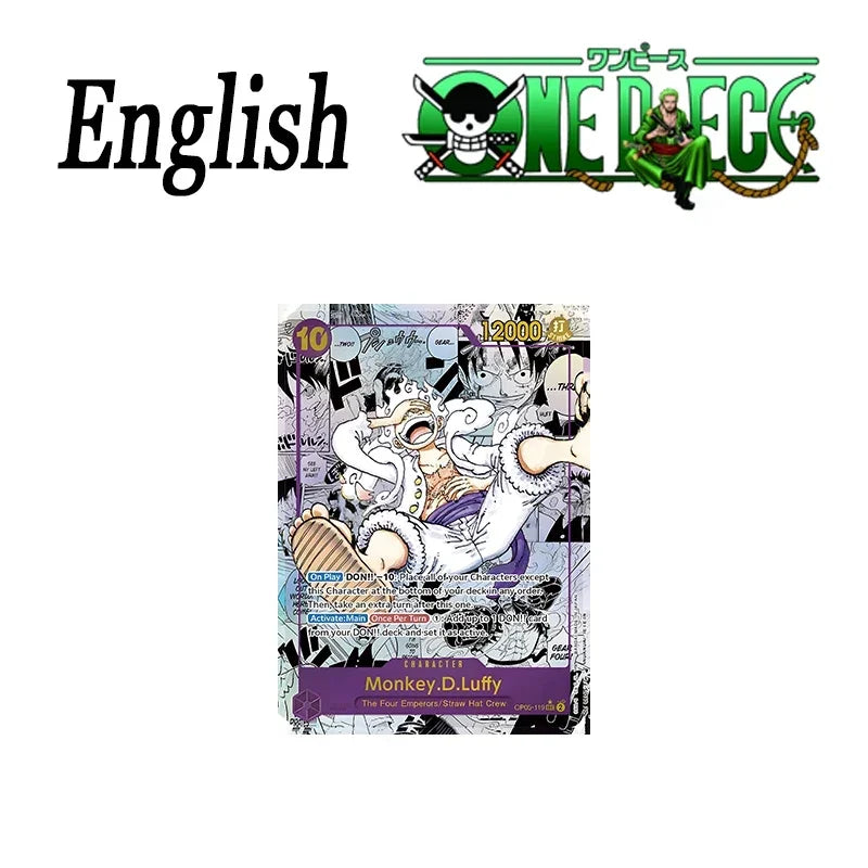Diy Homemade Opcg One Piece Hancock Luffy Zoro Nami Anime Character Bronzing Collection Flash Card Cartoon Toy Card Gift