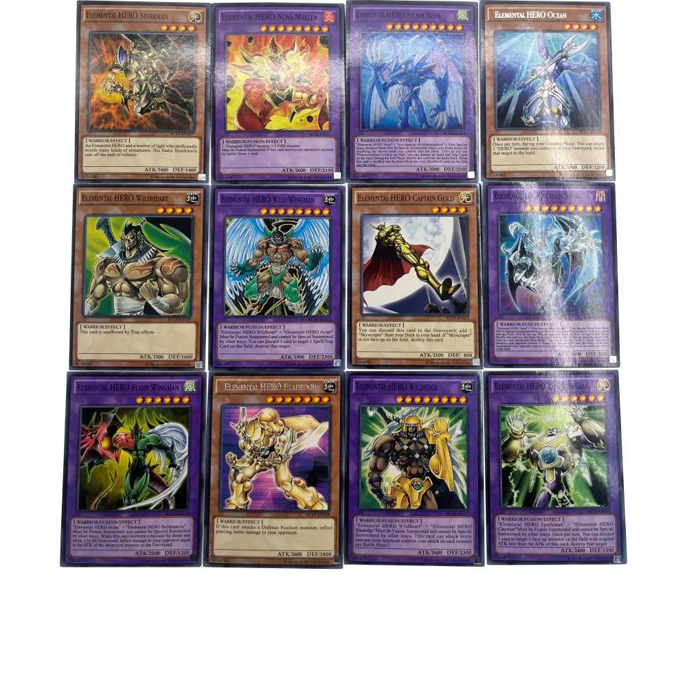 Yu-Gi-Oh Deck 722 YUKI1 English Holographic Golden White Dragon Duel Game Collection Card with Tin Box