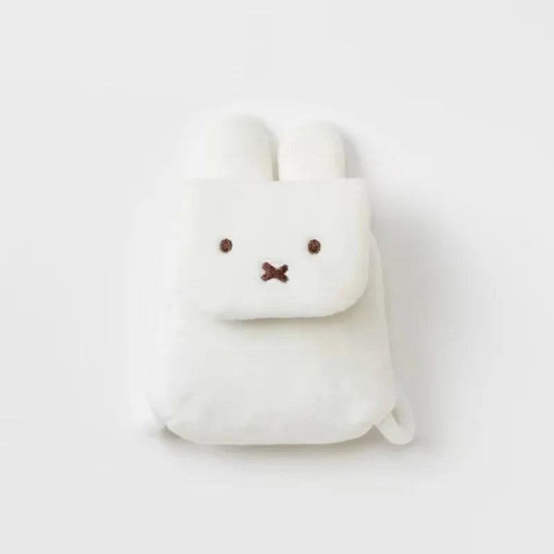 kawaii Miffy Boris Embroidered Headphone Bag Storage Bag Coin Purse Schoolbag Pendant Miffy Mini Styling Bag