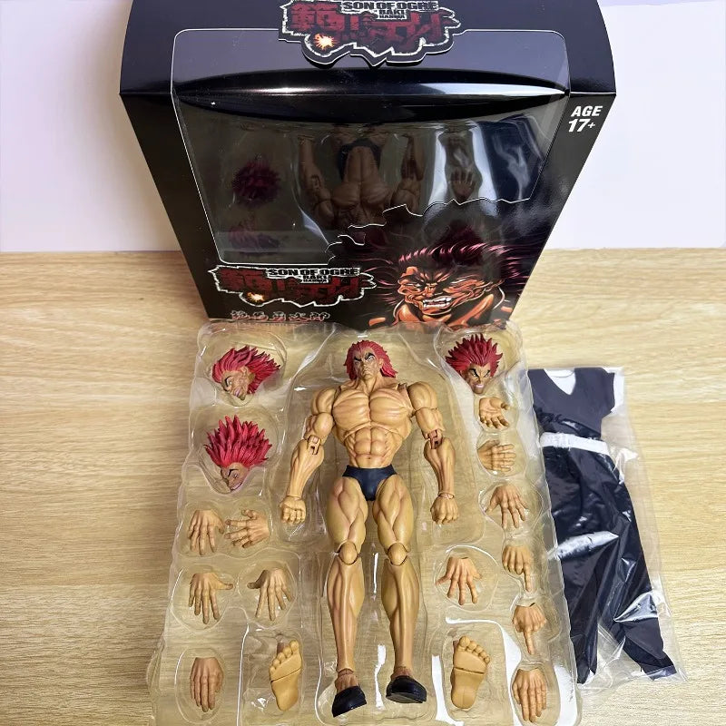 17cm Ko St Storm Toys Baki Hanma Action Figure Fighting Anime BAKl Kibk Son Of Ogre Figurine Collectible Model Dolls Toy Gifts