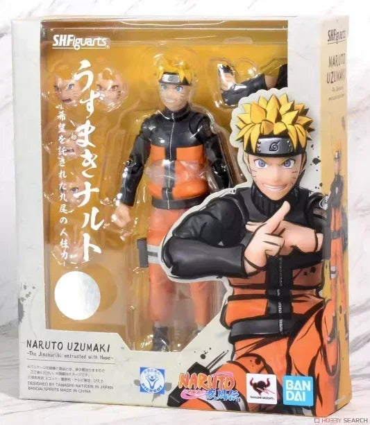 SHF NARUTO UZUMAKI SAGE MODE Anime full Action Figure Finished Model Kit box Toy Gift for kids