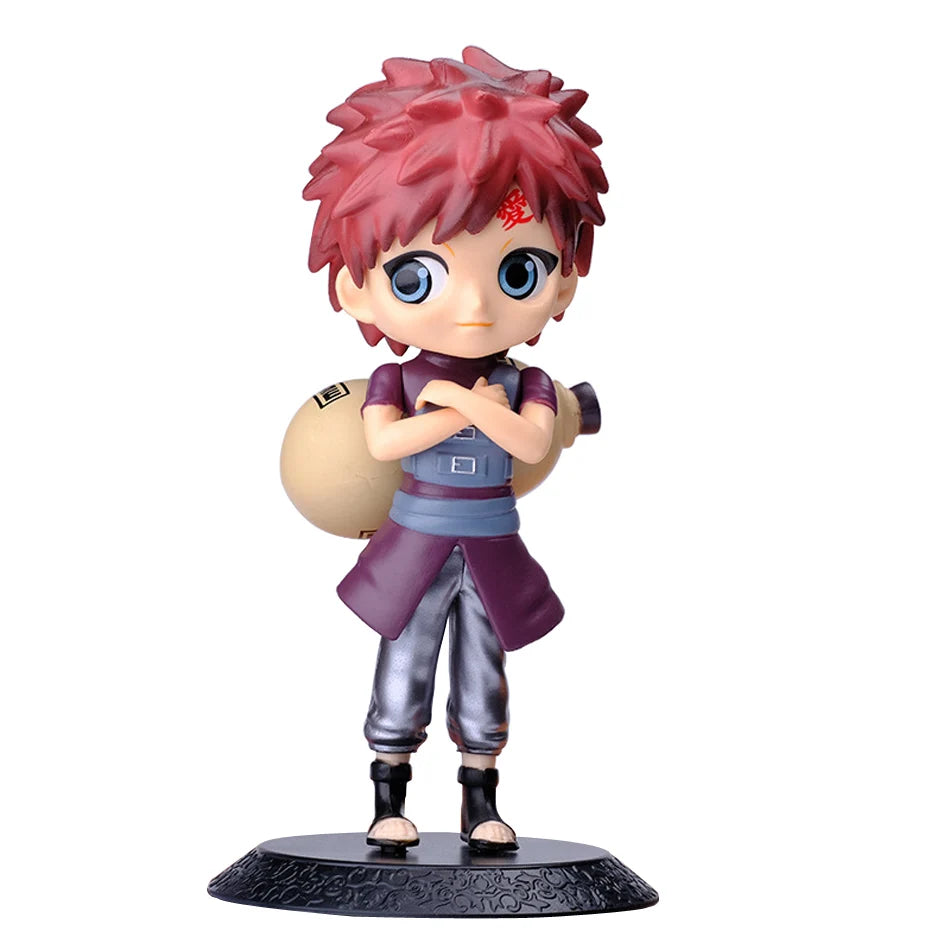 15cm Anime Naruto Figure Kawaii Uzumaki Hatake Kakashi Gaara Uchiha Sasuke Qposket Figural PVC Model Toys Collect Gift