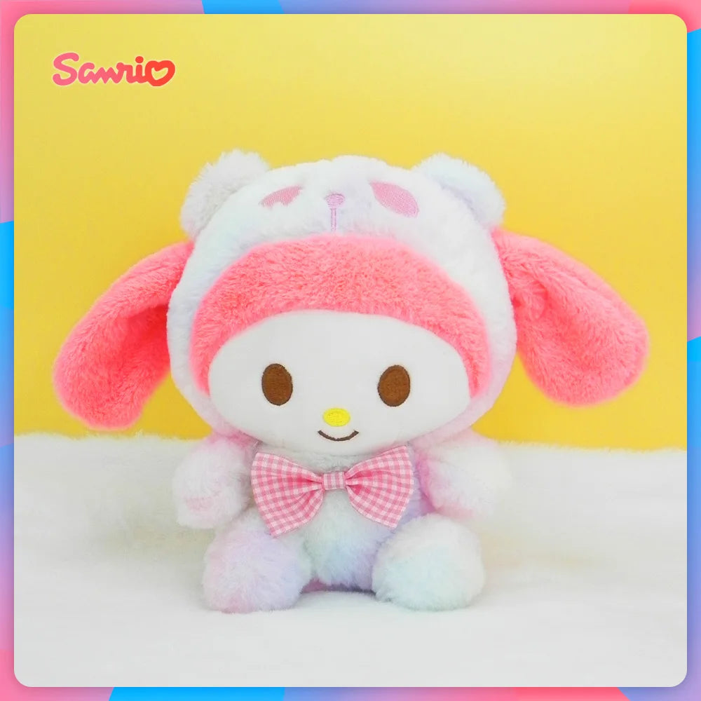 20cm Anime Sanrio Plush Toys Kawaii Hello Kitty Cinnamoroll Kuromi Pom Pom Purin cat Gift Dolls Stuffed Children Plushies Doll