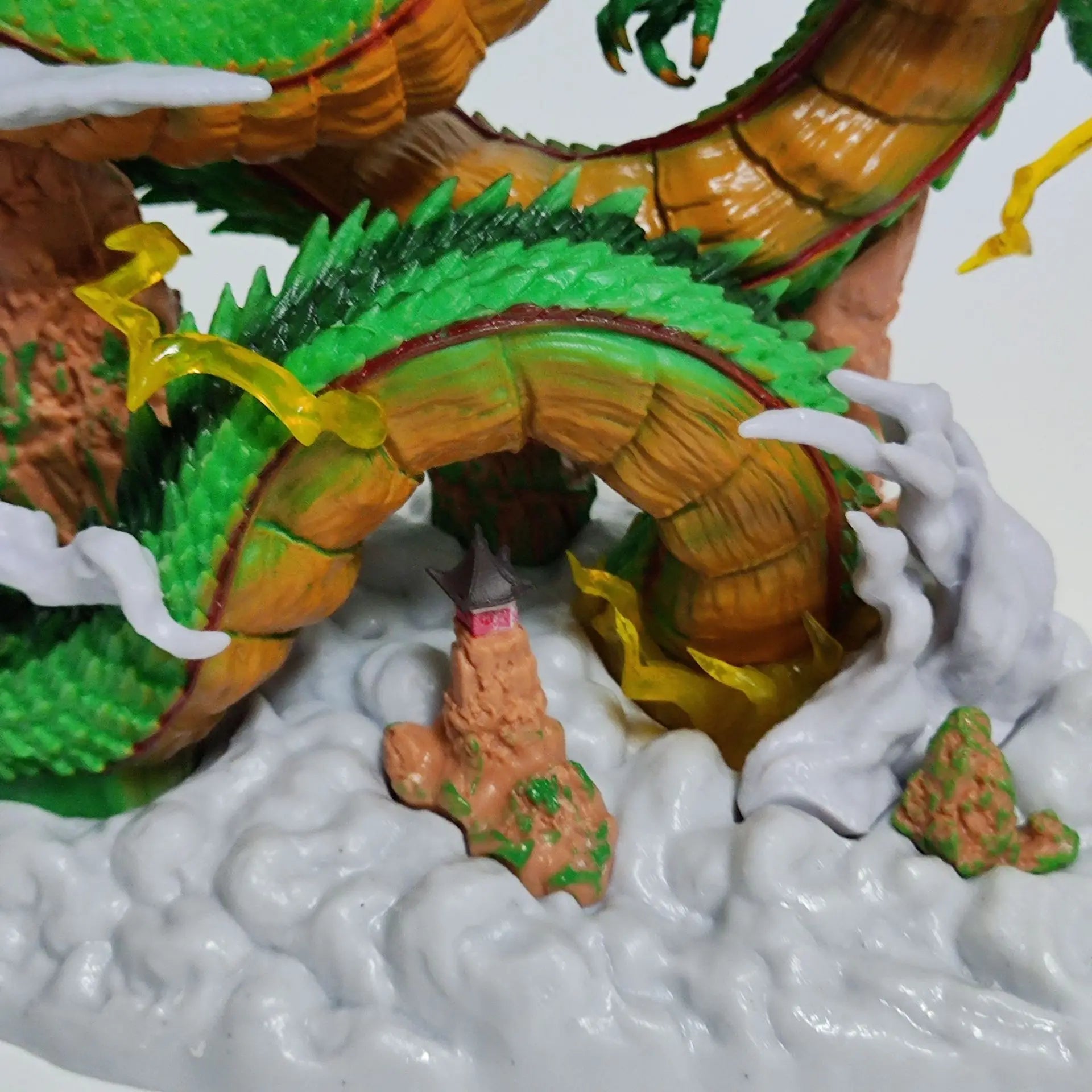24cm Dragon Ball Anime Figure Shenron Figure Goku And Shenron Figurine Model Pvc Statue Doll Collection Decoration Room Toy Gift
