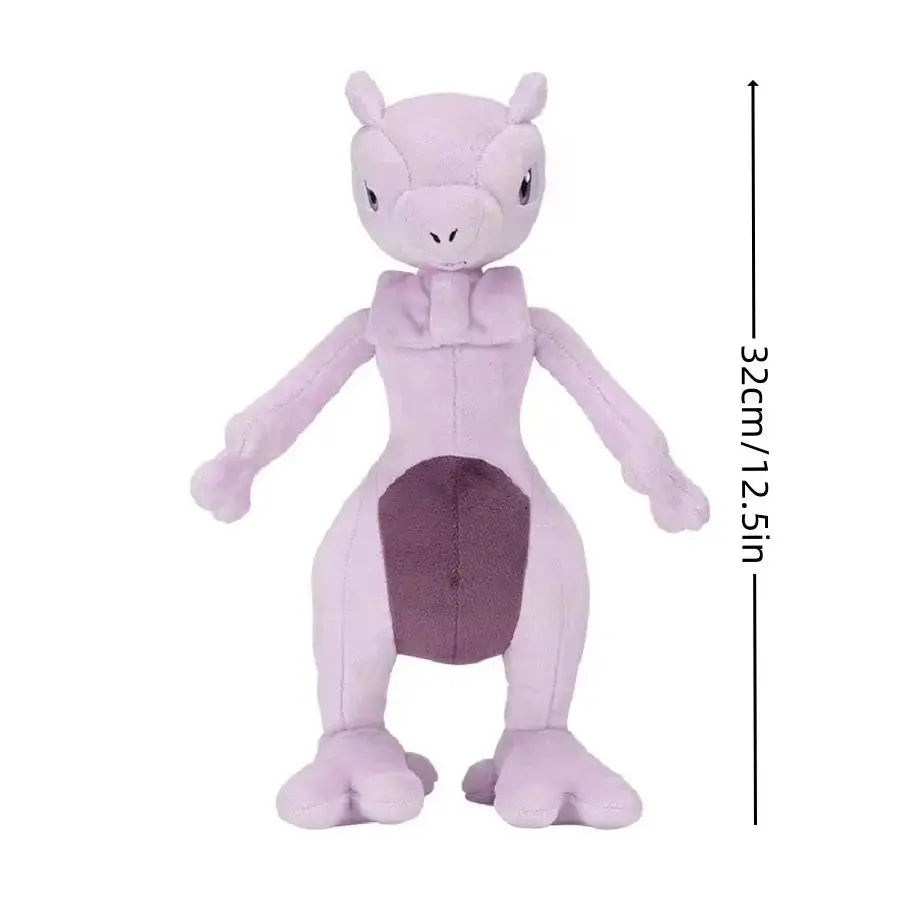 37cm Pokemon Mewtwo Plush Anime Soft Stuffed Animal Toy Cartoon Pluche Holiday Birthday Gifts for Children Toy