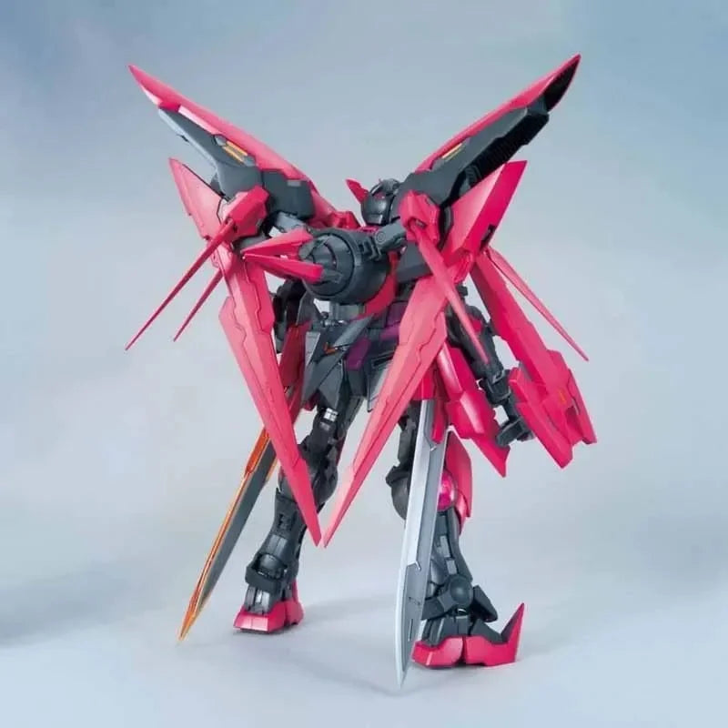 1/144 Hgbf Gn-001 Exia Dark Matter Anime Action Figure Assembly Model Robot Model Kits Toy Exquisite Collectible Models Boy Gift