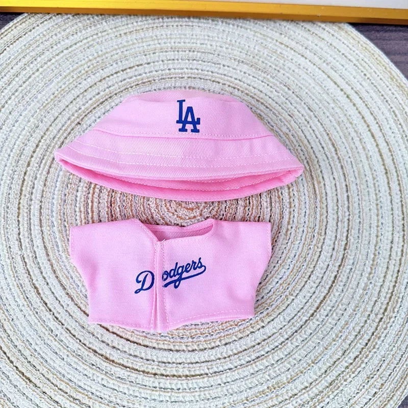The first, second and third generations of Labubu clothes pendant Labubu sitting baby clothes LA baseball suit trend