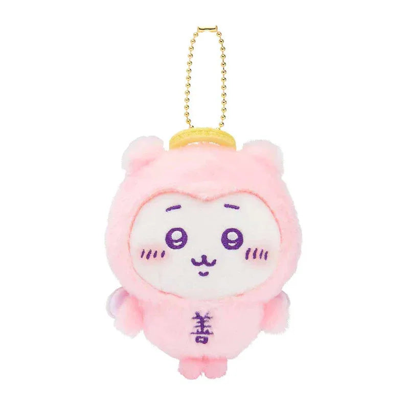 Cartoon Cute Chiikawa Good and Evil Series Pendant Hachiware Usagi Plush Doll Self-deprecating Bear Bag Pendant Plush Toy Gift