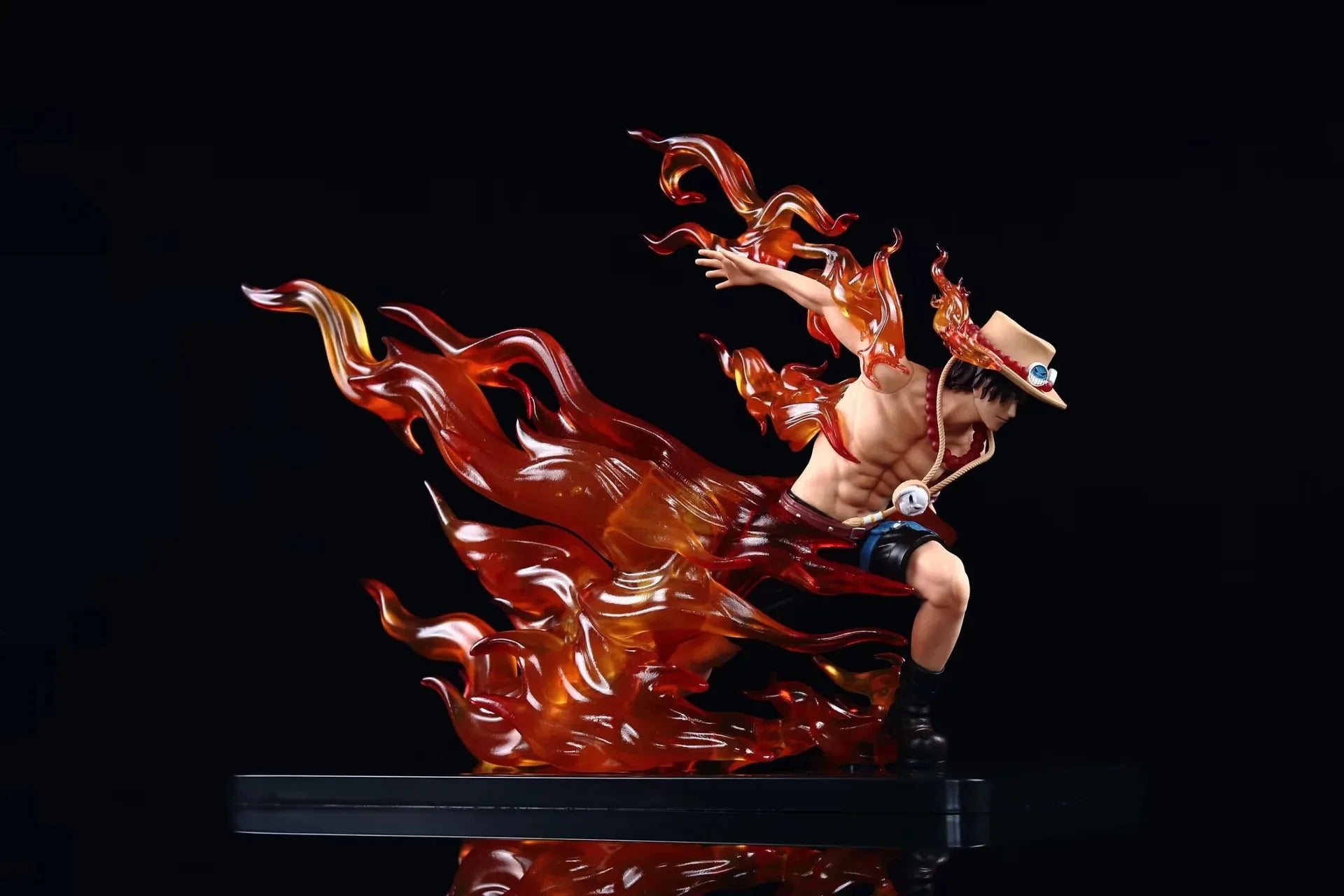 27cm Anime One Piece Portgas D Ace Drifting Ver. GK PVC Action Figure Game Statue Collection Model Kids Toys Doll Gifts
