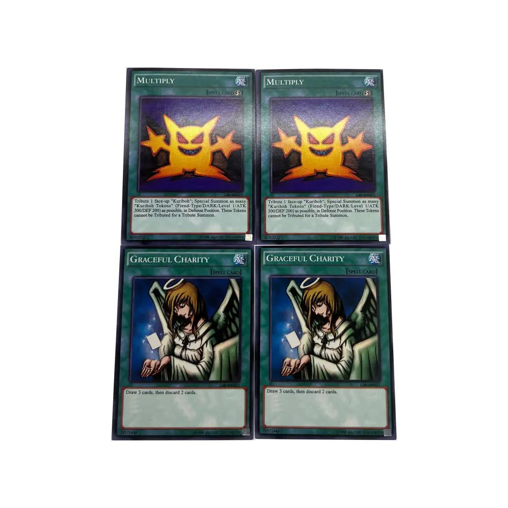 Yu-Gi-Oh Deck EGYPTIAN GOD PACK 98 English Holographic Golden White Dragon Duel Game Collection Card with Tin Box