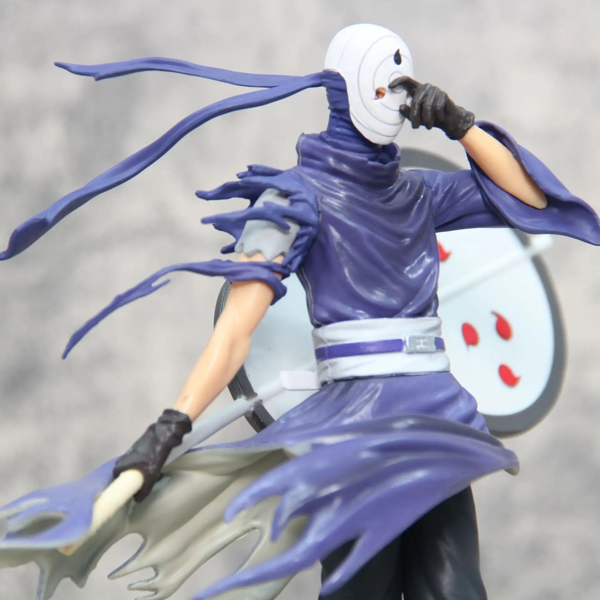 27cm Naruto Anime Figures Gk Ten Year Ninja Uchiha Obito Akatsuki Double Head Interchange Model Action Doll Collectable Boy Toys