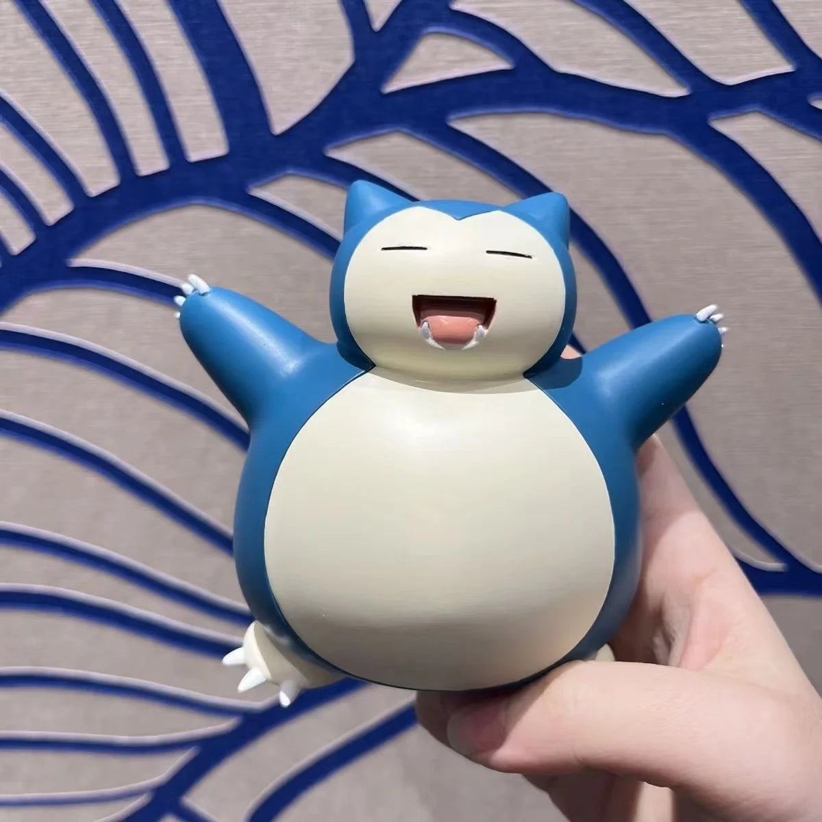 11cm Pokemon Mew Anime Figure Snorax Figurine Pvc Statue Kawaii Model Collectible Room Ornament Gifts
