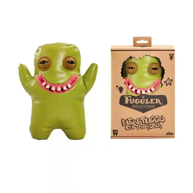 Fuggler Big Teeth Monster Pendant Keya Funny Ugly Big Tooth Monster Toy Bag Plush Keychain Pendant Doll Holiday Gifts