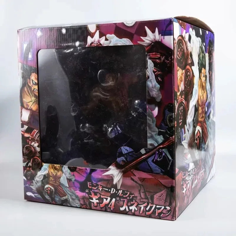 Anime One Piece Charlotte Katakuri VS Gear Fourth Luffy Battle Ver. GK PVC Action Figure Statue Collection Model Toys Doll Gifts