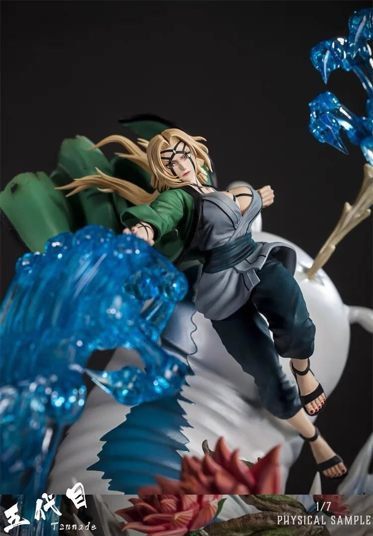 Clouds Studios Naruto Figurine Tsunade Fifth Hokage Statue Naruto Shippuden Anime Model GK Action Figure Collection Toy