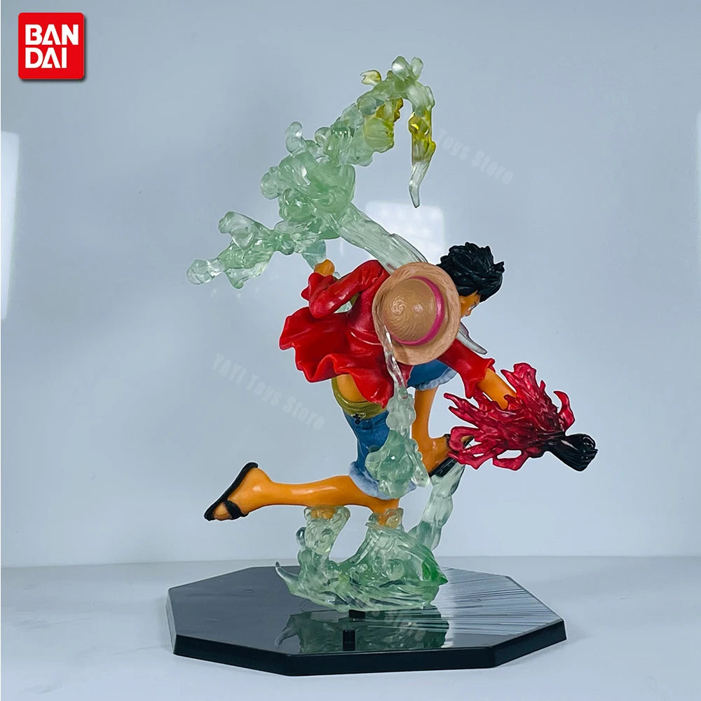 One Piece Anime Figure Fire Fist Luffy Ace Sanji Battle Model Dolls PVC sabo Action Figurine Zoro Ghost Three-Knife Toys