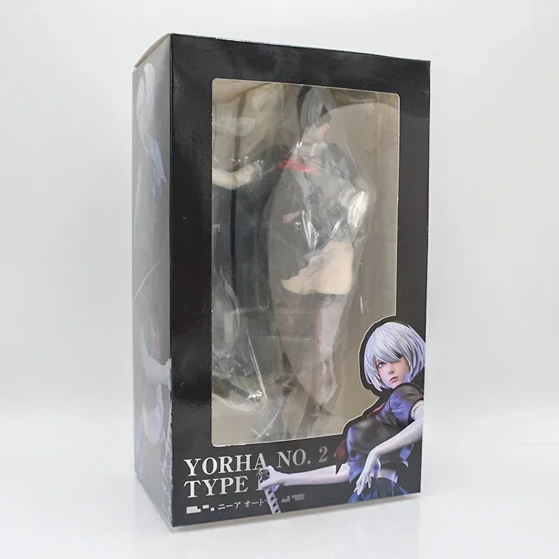 18cm NieR:Automata Ver1.1a YoRHa No.2 Type B Anime Girl Figure NieR Automata YoRHa No.9 Type 9S/2B Action Figure Model Doll Toys