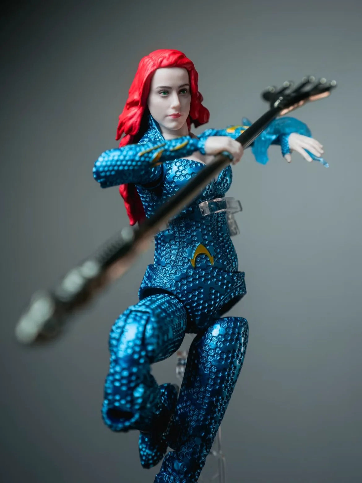 Original Fondjoy 1/9 Aquaman Mera Figure Justice League Figures Aquaman And The Lost Kingdom Figure Pvc Model Joint Movable Toy