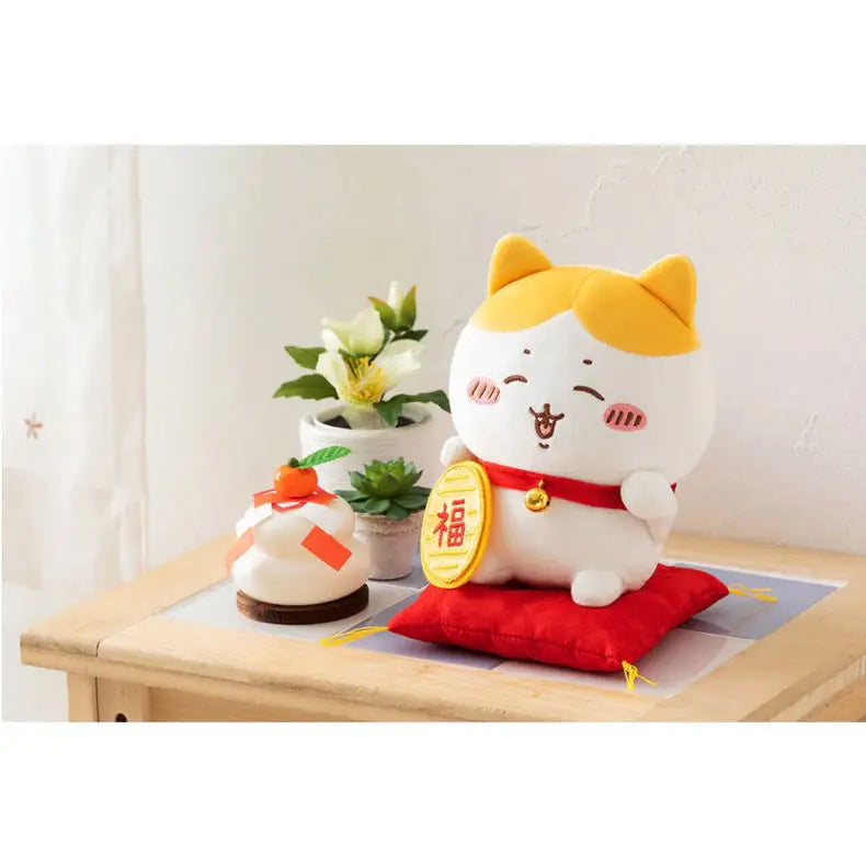 Animated Chiikawa Cartoon Lucky Cat Hachiware Plush Doll Lucky Lucky Cute Plush Toy Usaki USAgi Doll Children's Gift
