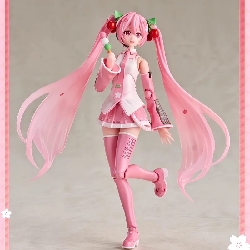 Blokees Blockman Cherry Blossom Future Hatsune Miku Miracle Version Sakura Future Doll Model Birthday Gift
