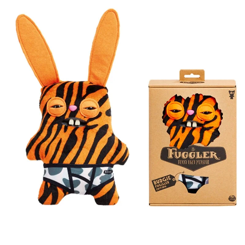 Fuggler Big Teeth Monster Pendant Keya Funny Ugly Big Tooth Monster Toy Bag Plush Keychain Pendant Doll Holiday Gifts