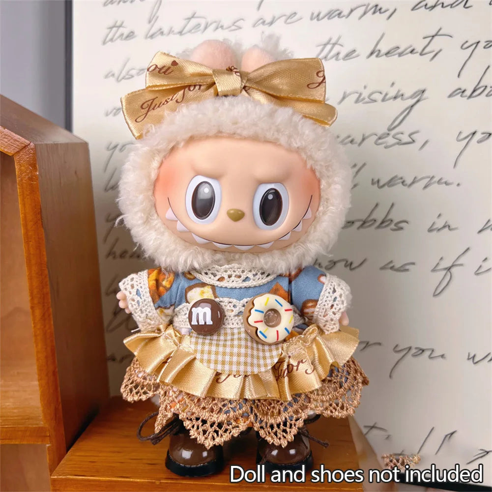 For 17cm Labubu Set High-Quality Clothes Set Multiple Styles Doll Accessories Labubu Clothes