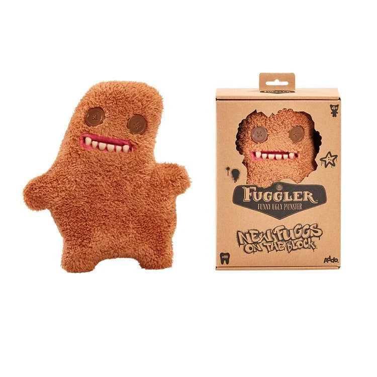 Fuggler Big Teeth Monster Pendant Keya Funny Ugly Big Tooth Monster Toy Bag Plush Keychain Pendant Doll Holiday Gifts