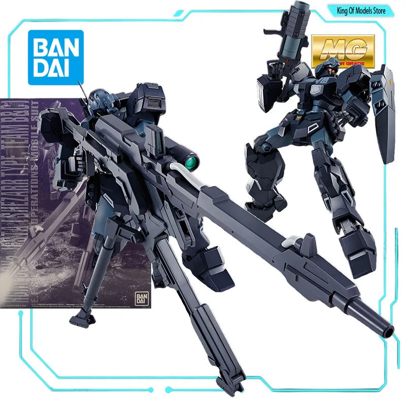 Bandai Original MODEL KIT GUNDAM MG 1/100 SCHEGAR JESTA B C CLEAR COLOR Anime Action Figure Assembly Model Toys Gifts for Boys