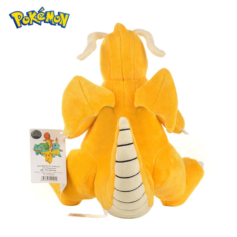 Pokemon Kawaii Dragonite Stuffed Toys Cartoon&Cute Fast Dragon Plush Dolls Throw Pillow Birthday Gift For Kids Friends Boys