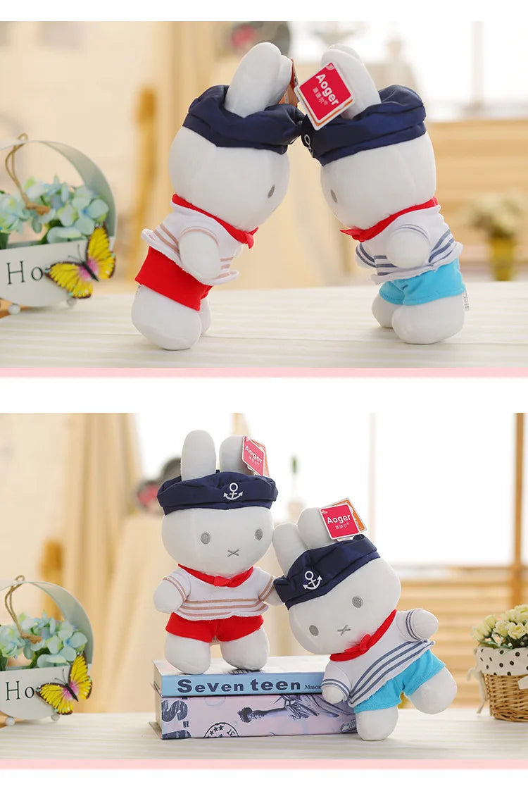 Anime Cartoon Miffy Rabbit Plush Toys Doll Grasping Machine Doll Girls Gift Accompany Comfort Lovely Ornaments Kawaii Super Soft