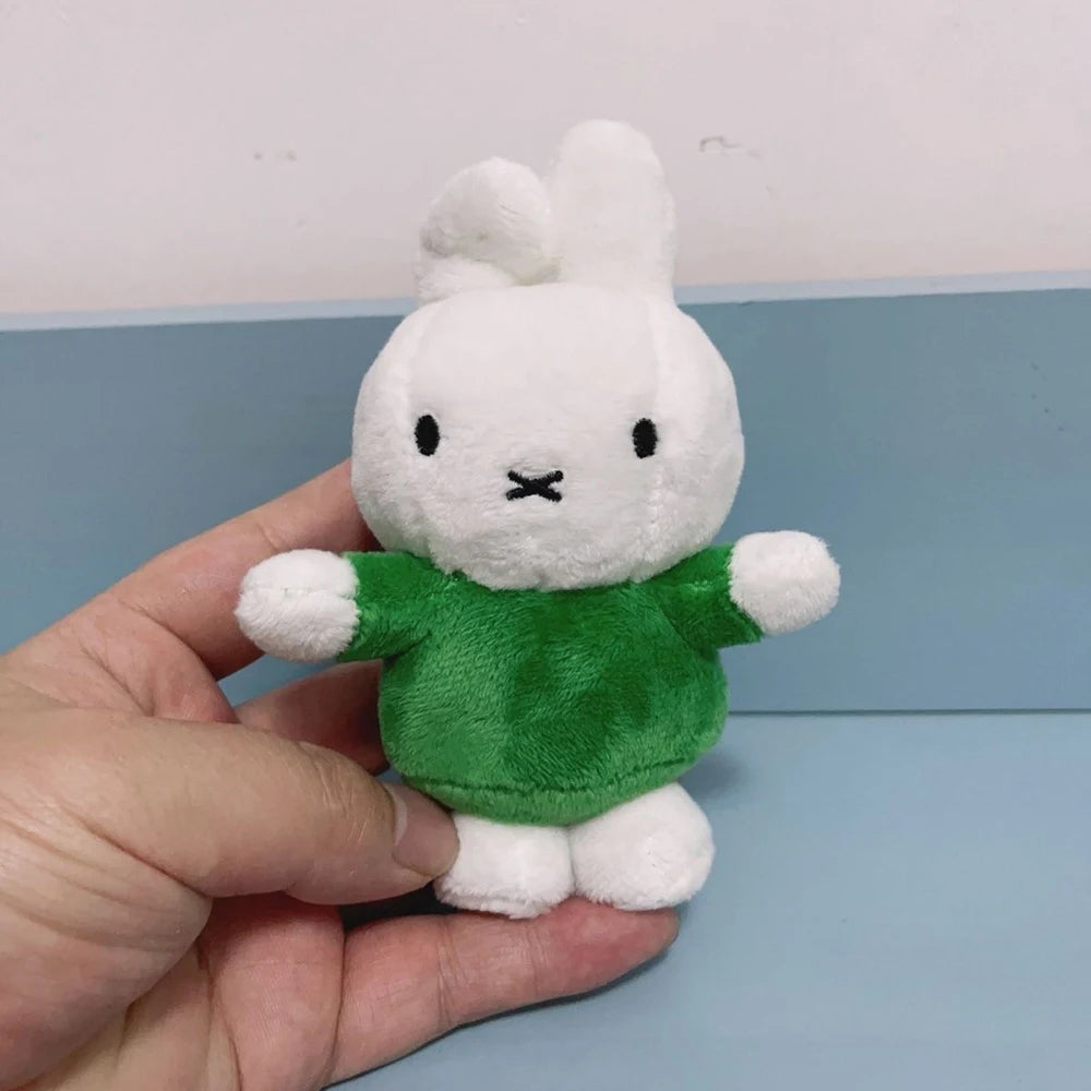 Kawaii Miffy Cute Pendant Cartoon Rabbit Can Stand Up Plush Fashion Versatile Backpack Decoration Key Chain Girl Gift
