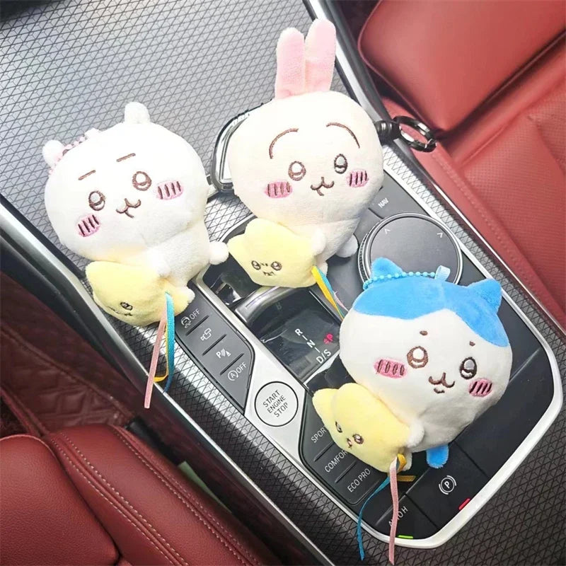 Chiikawa Plush Doll Pendant Star Hugging Series Hachiware USAGI Cute Cartoon Keychain Hanging Keychain Plush Doll Accessories