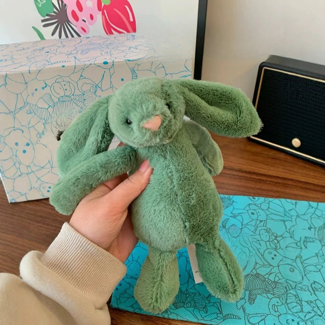 Jellycat With Tags Jellyca New Shy Ivy Bonnie Rabbit Doll Bunny Doll Kawaii Plush Stuffed Animals Soothing Holiday Birthday Gift